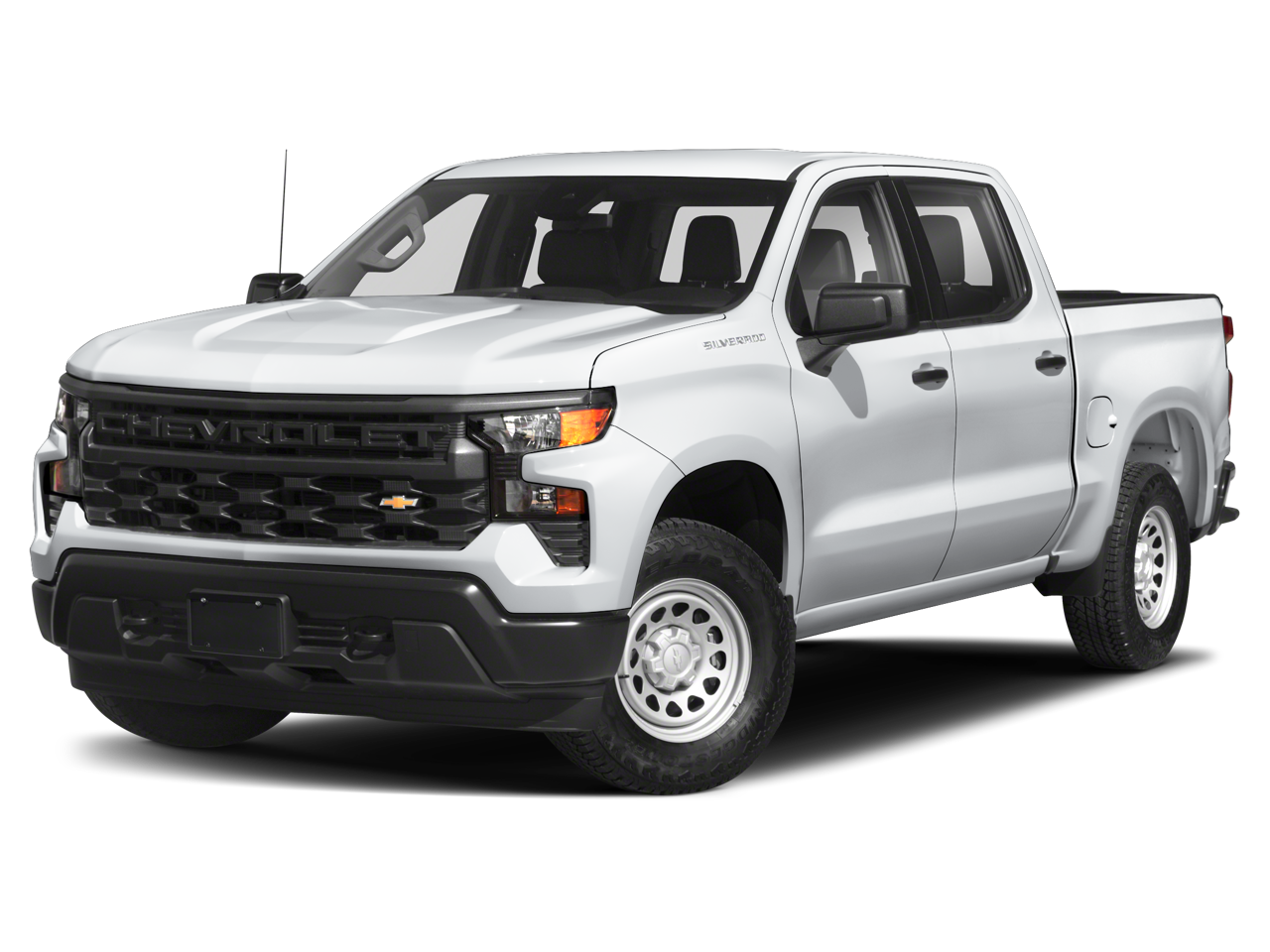 2022 Chevrolet Silverado 1500 LT in Black — front three-quarter view