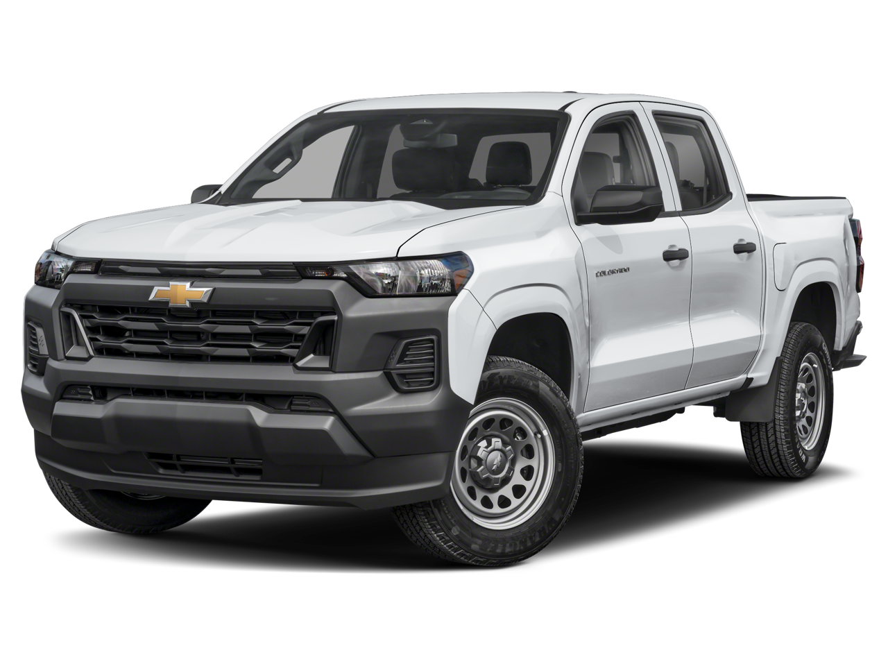 2026 Chevrolet Colorado Trail Boss in Sterling Gray Metallic — front three-quarter view