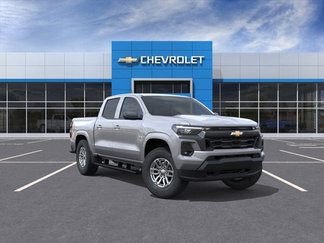 2026 Chevrolet Colorado LT in Sterling Gray Metallic — front three-quarter view