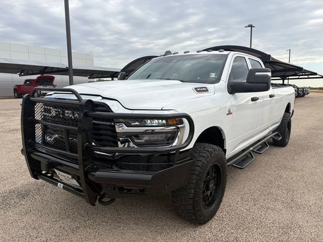 2025 RAM 3500 Tradesman in Bright White Clearcoat — front three-quarter view