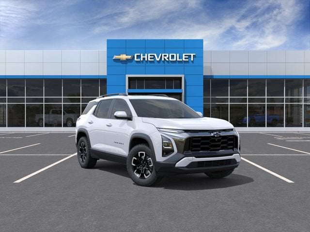 2027 Chevrolet Equinox AWD ACTIV in Polar White Tricoat — front three-quarter view